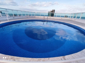 Apartamento na praia, conforto ao mar de Cabo Branco